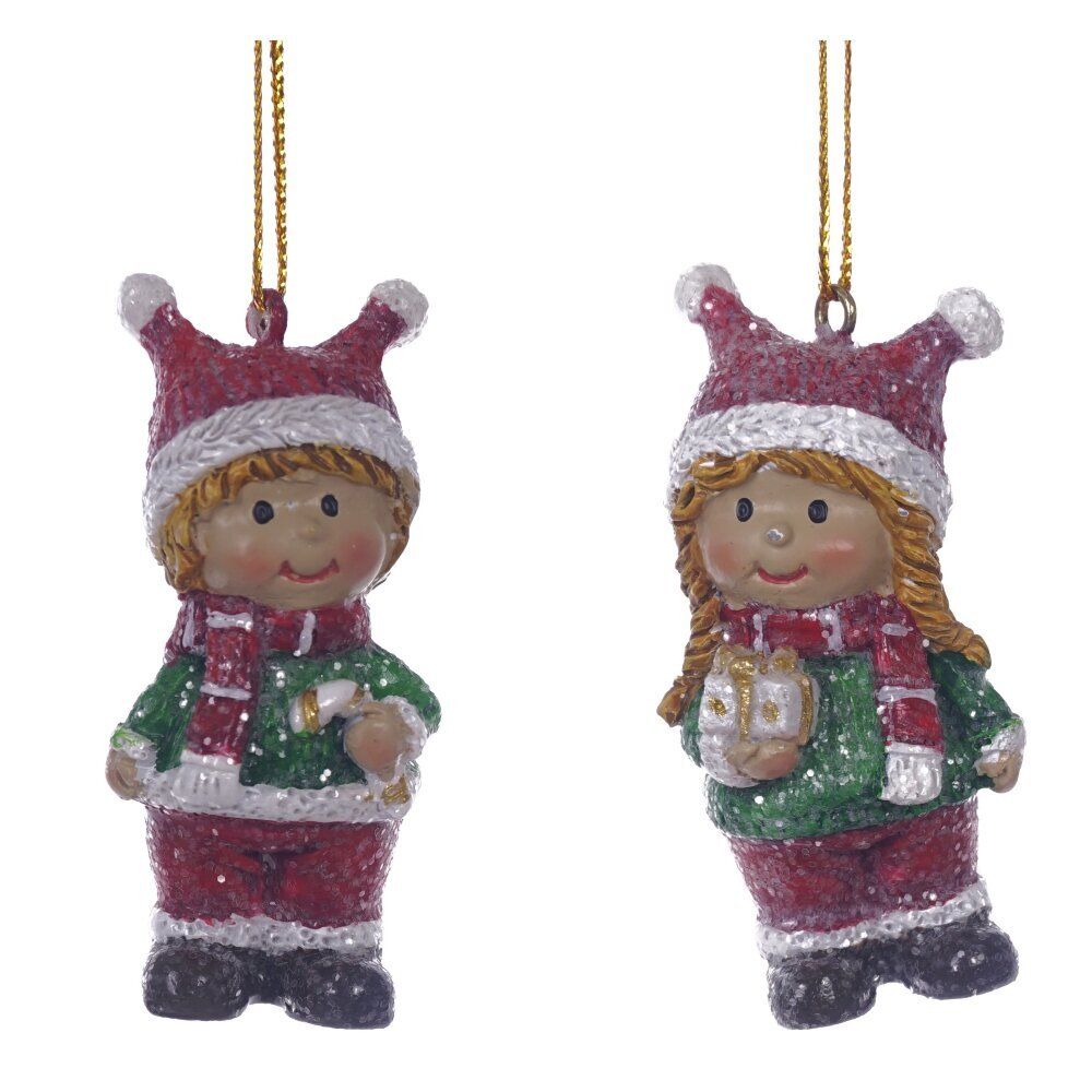 GAEM Фигурка декоративная подвесная "Дети", L3 W2,5 H6,5 см, 2в.