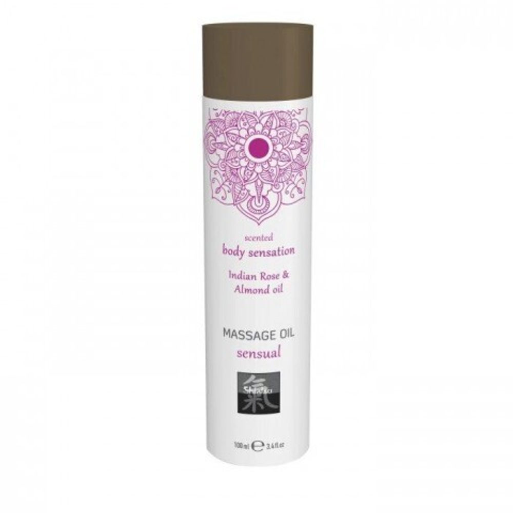 Массажное масло sensual - Индийская Роза и Масло миндаля от Shiatsu 100 мл.