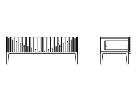 Тумба под TV MENORCA, MOD INTERIORS