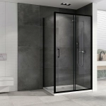Душевой уголок ABBER Schwarzer Diamant 120х50 AG30120B5-S50B5 стекло прозрачное/профиль черный
