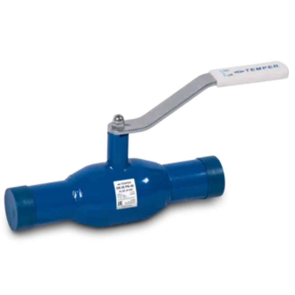 Кран шаровый TEMPER DN80 PN25 с/проходной приварной, 28220080