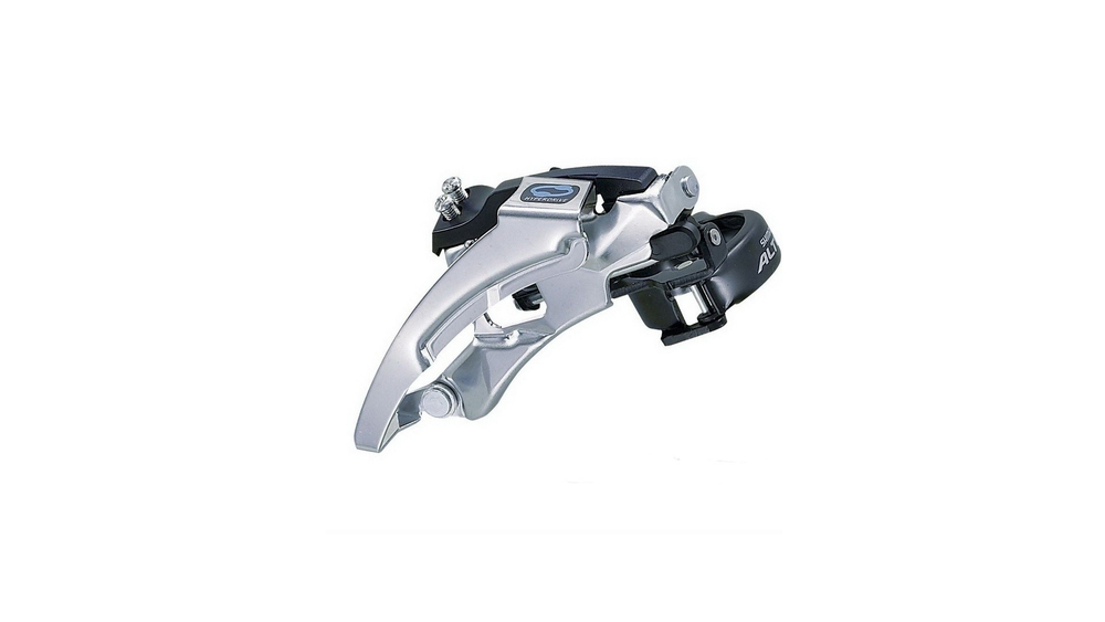 Переключатель передний Shimano Altus, M310, 3x7/8 ск., универсальная тяга, 42-48T, нижний хомут
