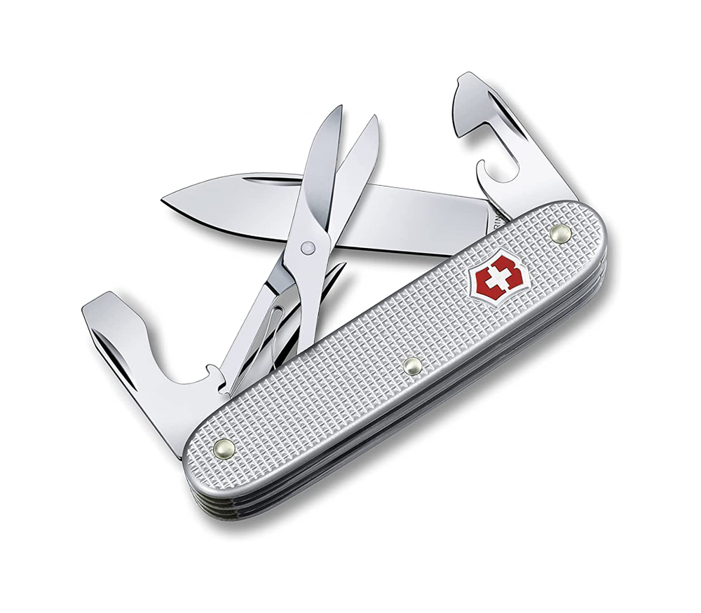 Нож Victorinox Pioneer, 93 мм, 9 функций, серебристый