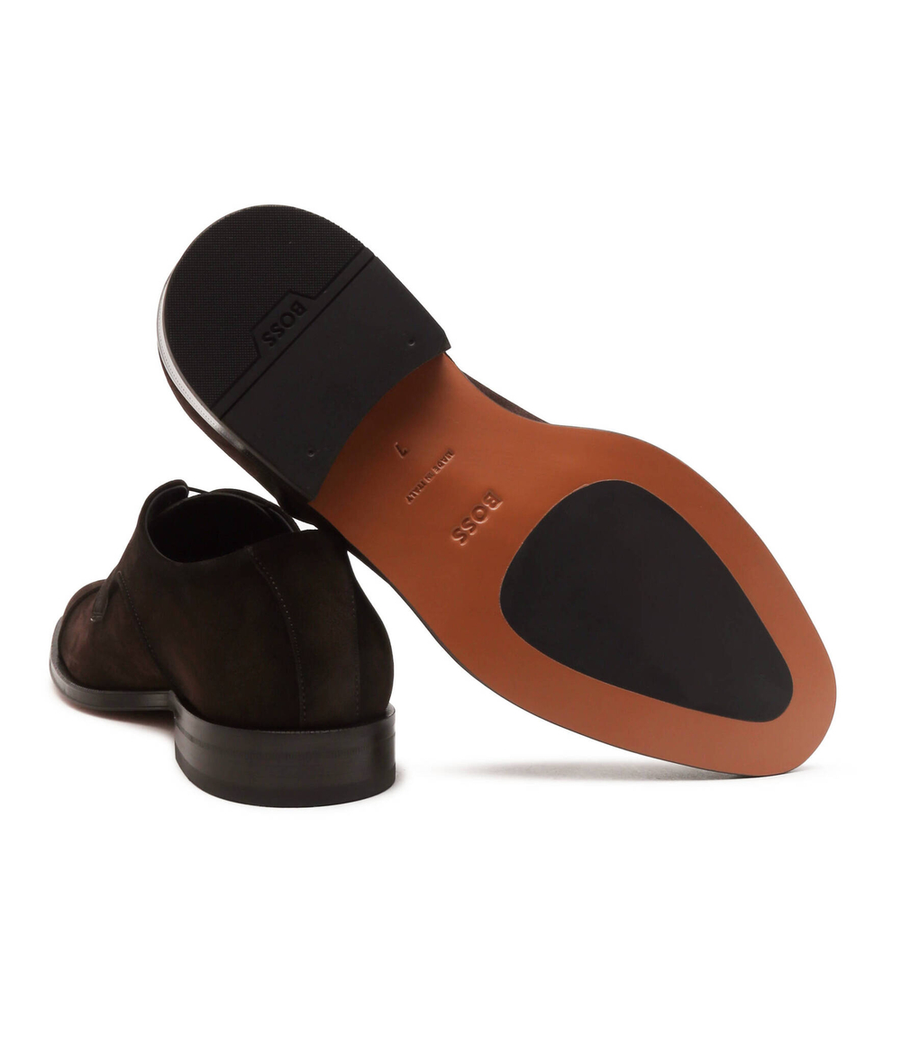 Кожаные дерби derrek_derb_sdctly BOSS BLACK - коричневый(50514947)