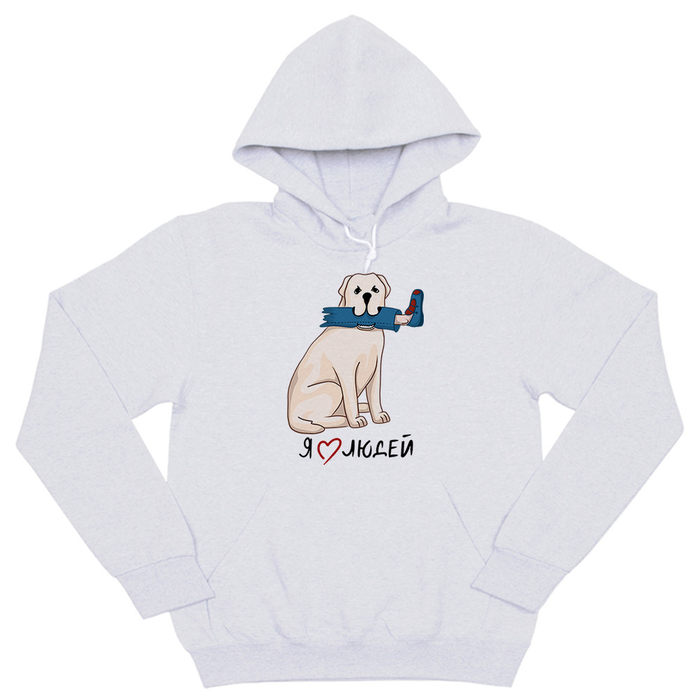Толстовка "Алабай любит людей - рисунок"