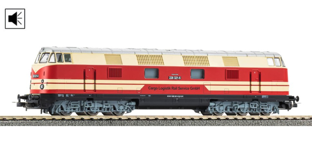 Тепловоз BR 228 Cargo Logistic Rail + звуковой декодер, эпоха VI