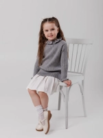 Джемпер для девочки с воланами