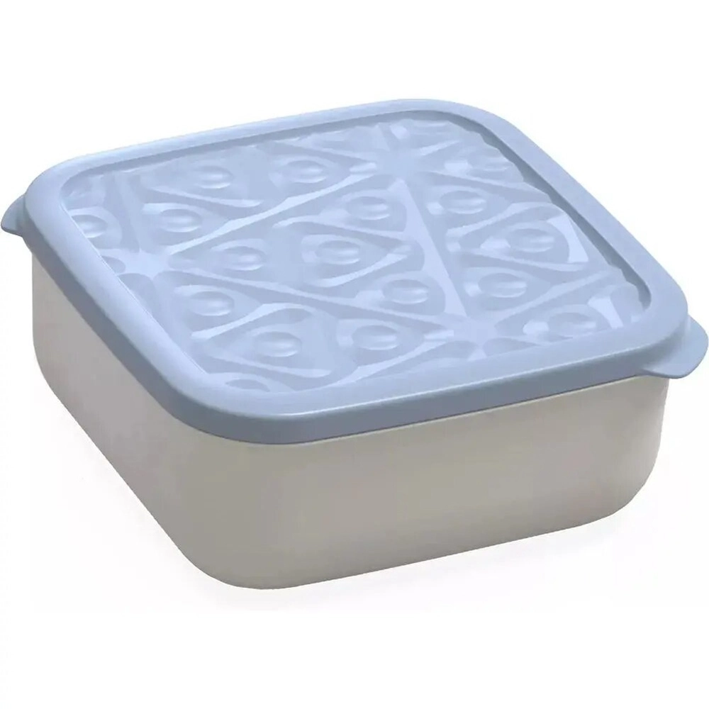 Контейнер квадратный Flexo 2,7л (голубой)