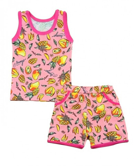 Костюм для девочки 0184/3 (манго)