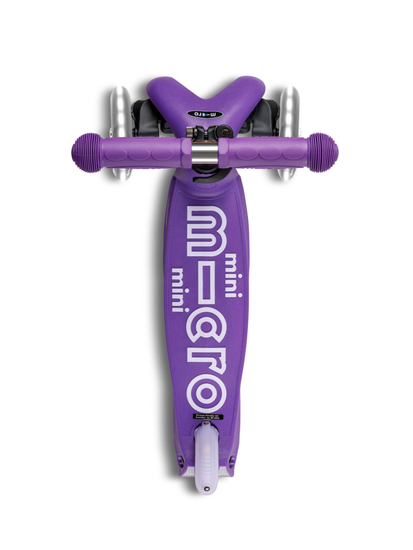 Самокат Mini Micro Deluxe Сиреневый LED