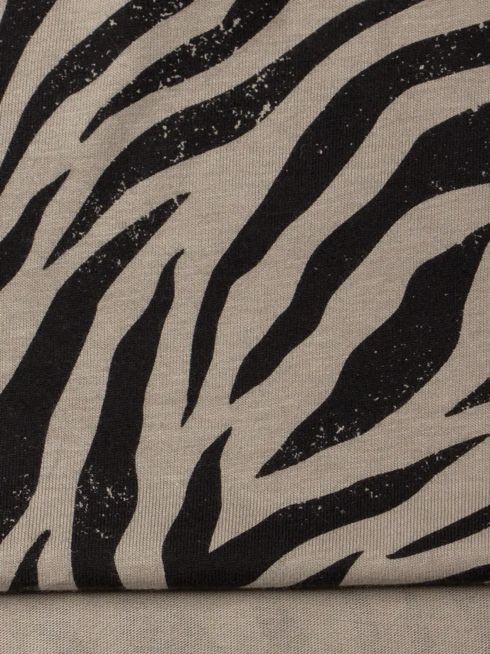 Хлопковая детская футболка с принтом зебры