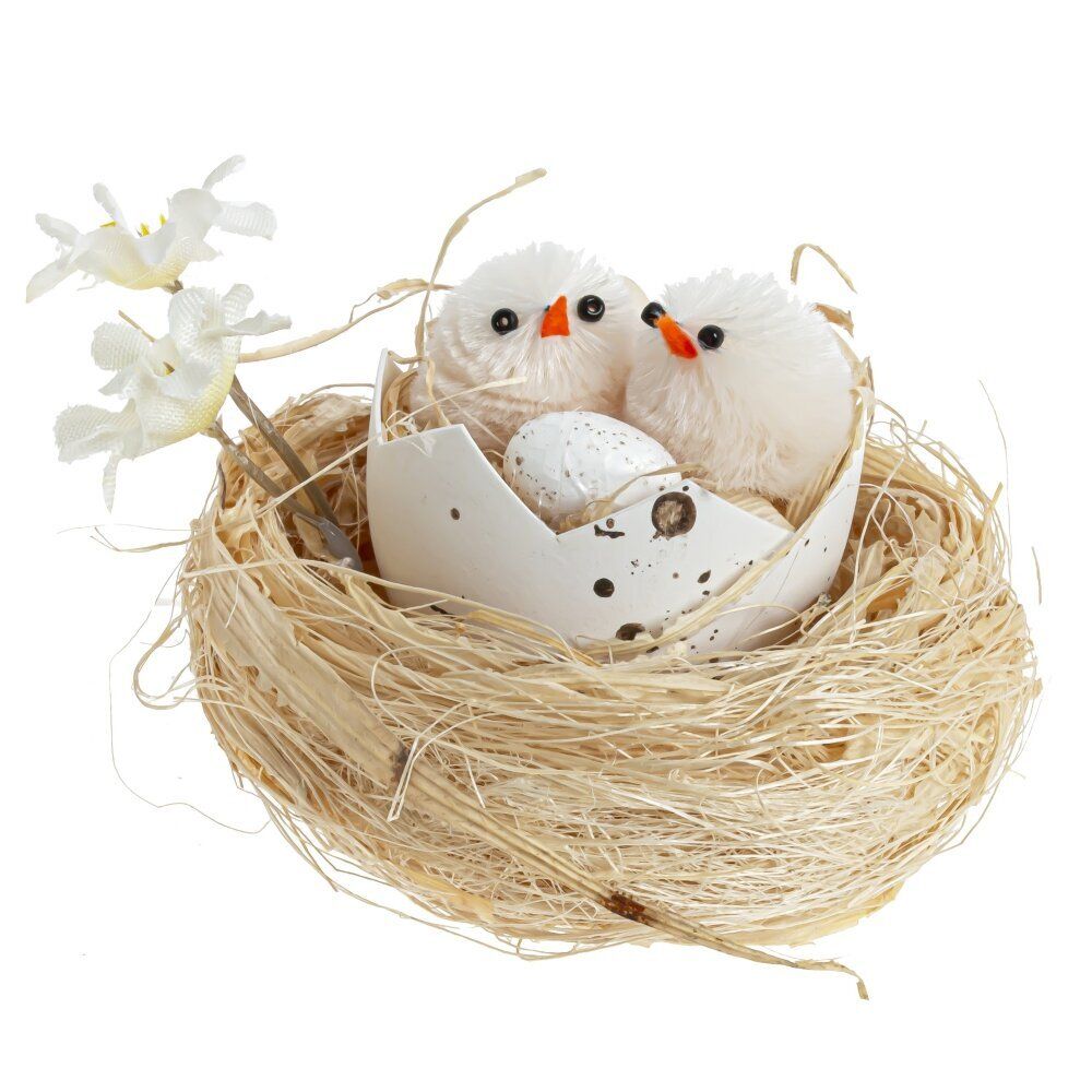 GAEM Изделие декоративное "Гнездо пасхальное" (блок 6 шт), L7,5 W7,5 H5 см, 2в.