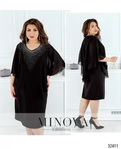 Платье 8612-черный Minova