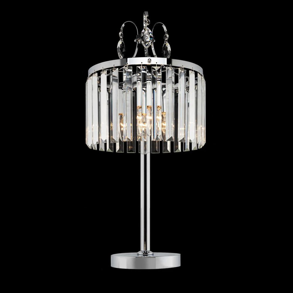 Citilux Инга CL335831 Настольная лампа хрустальная Хром