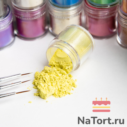 Краситель сухой перламутровый Bakerika «Пузырьки лимонада» 4 гр