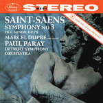 Marcel Dupre, Paul Paray, Detroit Symphony Orchestra / Saint-Saens: Symphony No. 3 (LP)