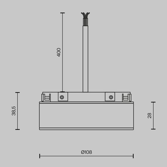 Источник напряжения Maytoni Technical TRA172DR-100W-DD-B