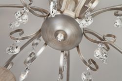 Потолочная люстра Eurosvet Liona 60065/8 серебро