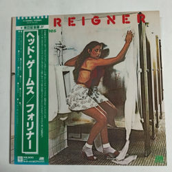 Винтажная виниловая пластинка LP Foreigner Head Games (Japan 1979) (Obi) Dirty White Boy