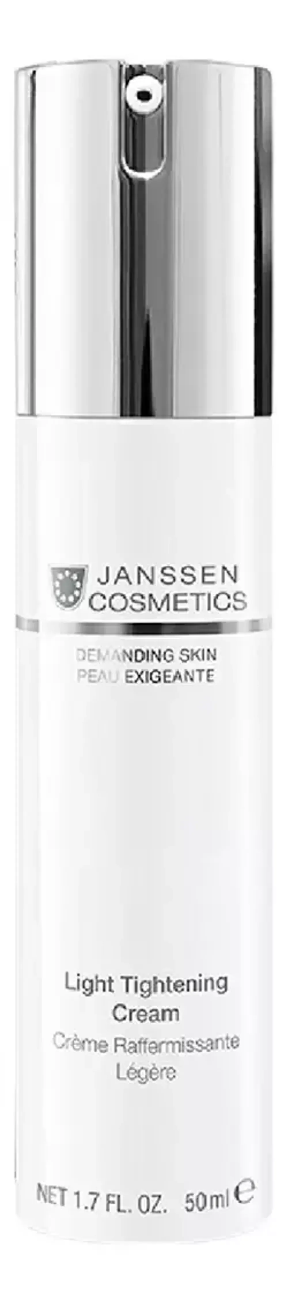 Легкий подтягивающий и укрепляющий крем Light Tightening Cream, Demanding Skin, Janssen Cosmetics, 200 мл