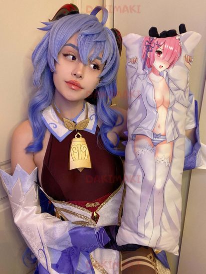 Мини дакимакура Рам из Re:Zero. Жизнь с нуля в альтернативном мире арт. M0199, 60х20 см