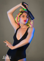 Шлепалка 32см с заклепками Lola Games Party Hard Paddle Hot Spot Black 1126-01lola