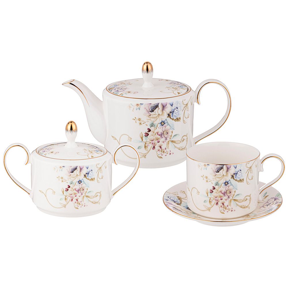 ЧАЙНЫЙ СЕРВИЗ LEFARD "ЗАВТРАК У КОРОЛЯ" НА 6 ПЕР. 14 ПР. 1000/350/300 МЛ (КОР=4НАБ.)