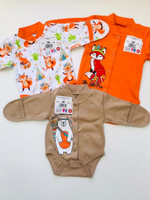 Боди дл.рукав "Индейцы"  (Карапуззики) (Размер: 80)