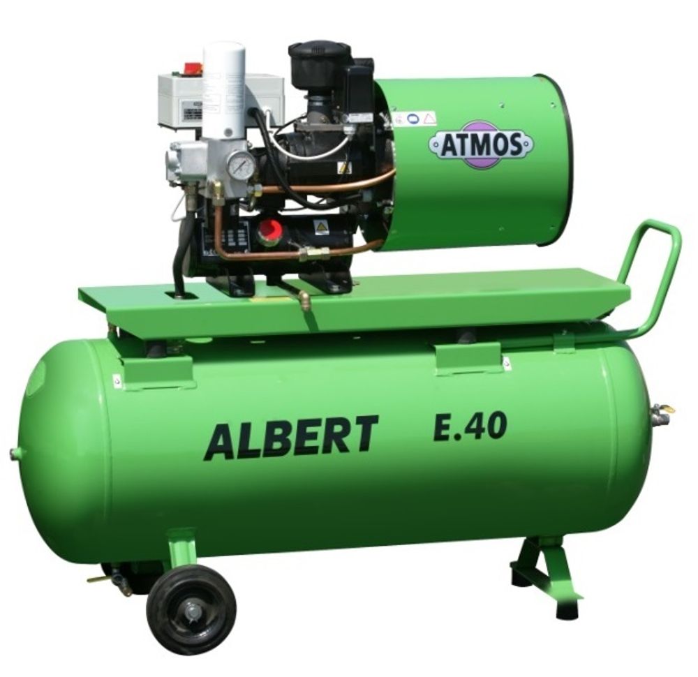 Винтовой компрессор Atmos Albert E 40-R с ресивером