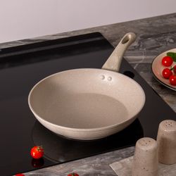 СКОВОРОДА AGNESS С АНТИПРИГАРНЫМ ПОКРЫТИЕМ "LATTE", 24Х4,8СМ