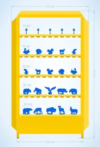 Мишени для тира 25 целей