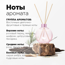 Диффузор ароматический для дома с тростниковыми палочками ОСЕНЬ В ГОРАХ