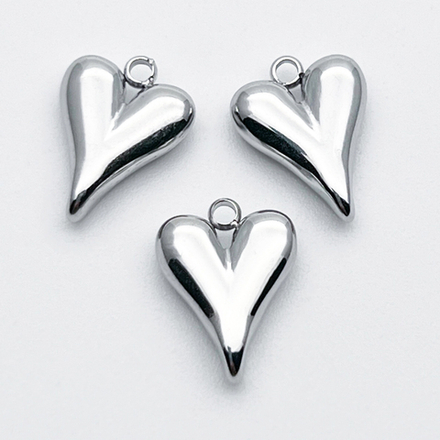 Подвеска Сердце, сталь, размер 13*10 мм, цена за 1 шт