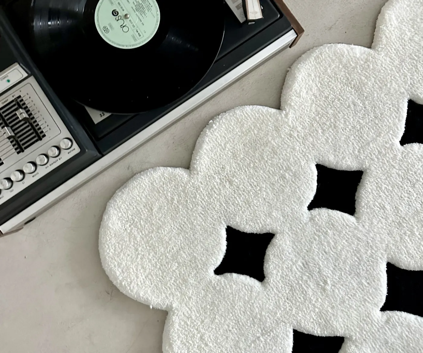 Коврик LUGG черный, 100х70 см