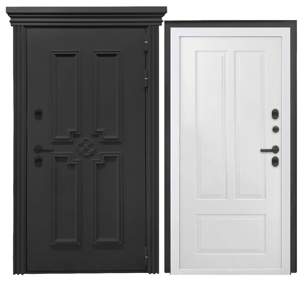 Дверь входная Калисто терма черная