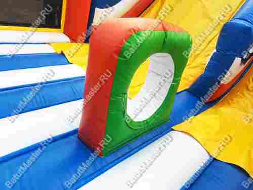 Надувной батут-горка "Супер-волна" 12*5*8 м