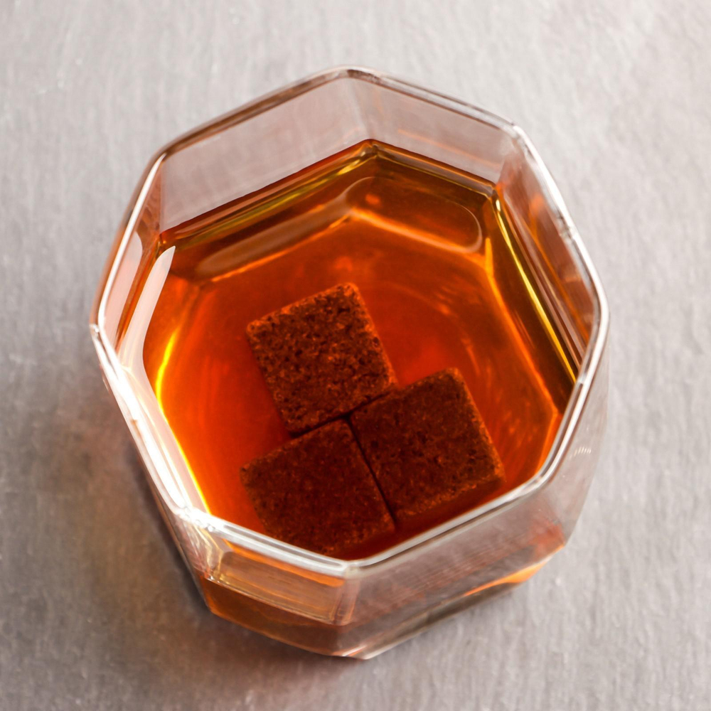 Новый год. Новогодний набор камней для виски Man energy, 3 шт