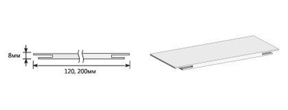 Добор "Т" 2070*200*8