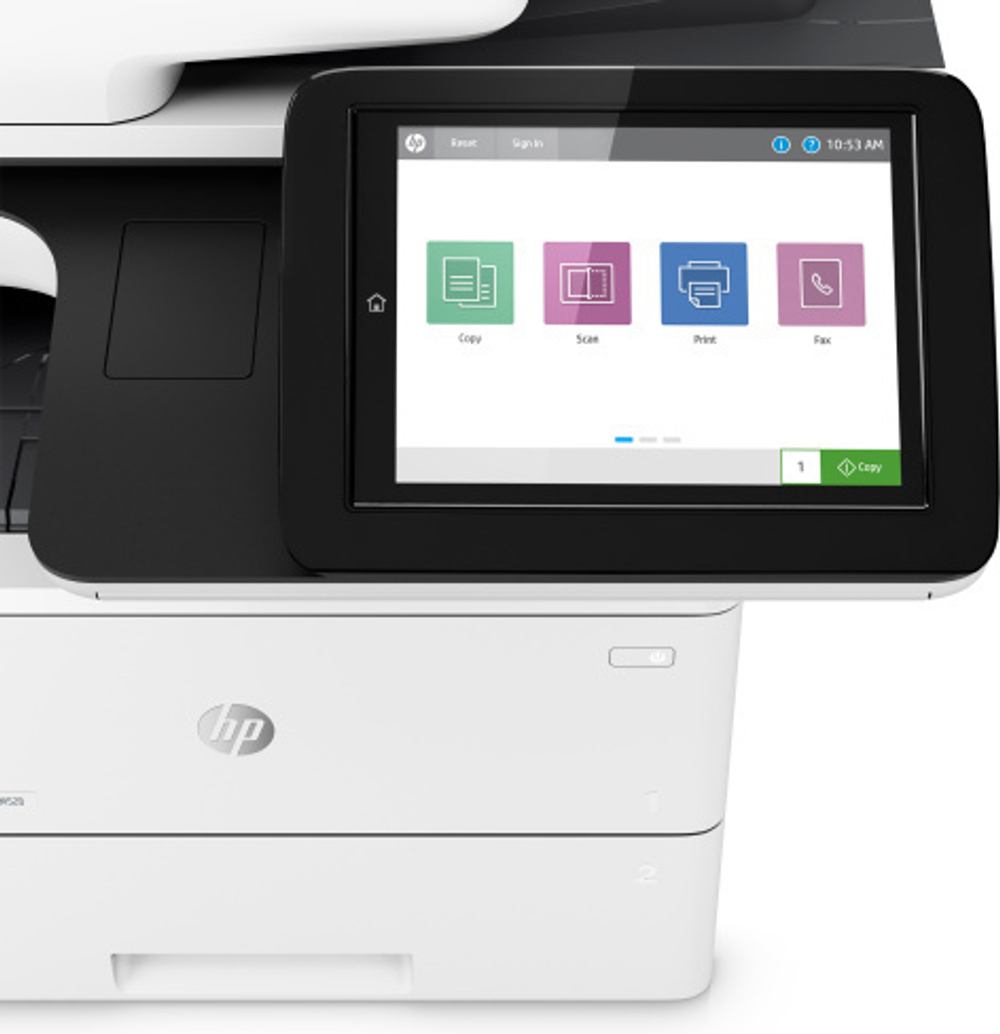 МФУ лазерное черно-белое HP LaserJet Enterprise MFP M528f