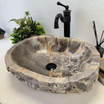 Раковина из оникса Erozy Grey EO-62261 52*39*15 0096