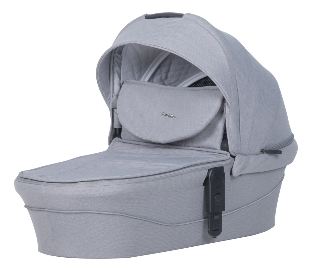 Коляска модульная 2в1 Baby shell (BBS-19 Light grey/Светло серый/черная рама)