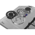 Газовая варочная панель Midea MG643TX нержавеющая сталь