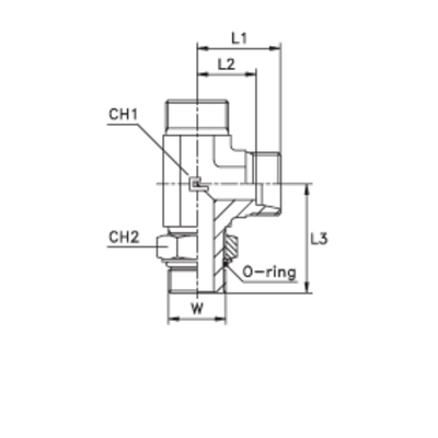 Штуцер FRLA DS06 UNF 7/16 (корпус)