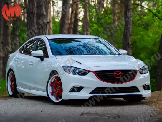 Накладки на пороги SkyActivSport для Mazda 6 Atenza GJ