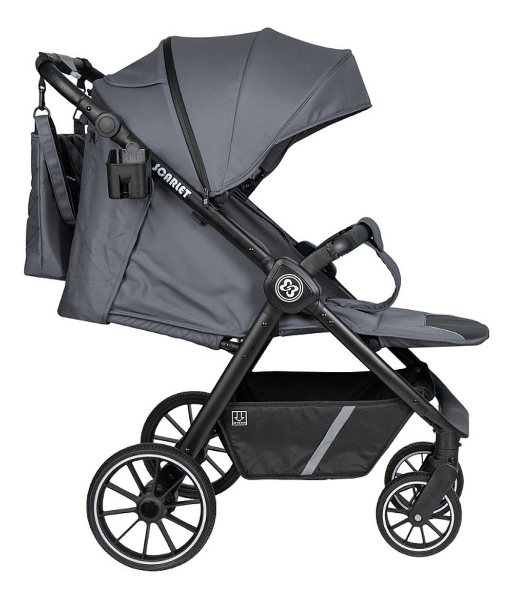 Коляска детская прогулочная Farfello Scarlet (Grafite/Графит HD-01)