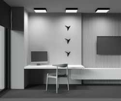 Светильник потолочный светодиодный Maytoni Zon C032CL-45W3K-SQ-B