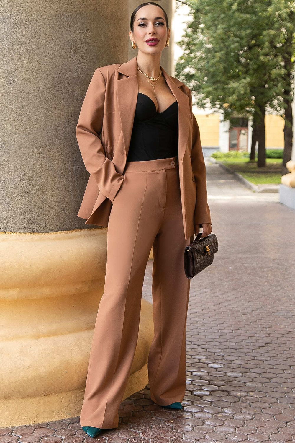 Брюки Брайн (корица) Б14106-33М LT Collection