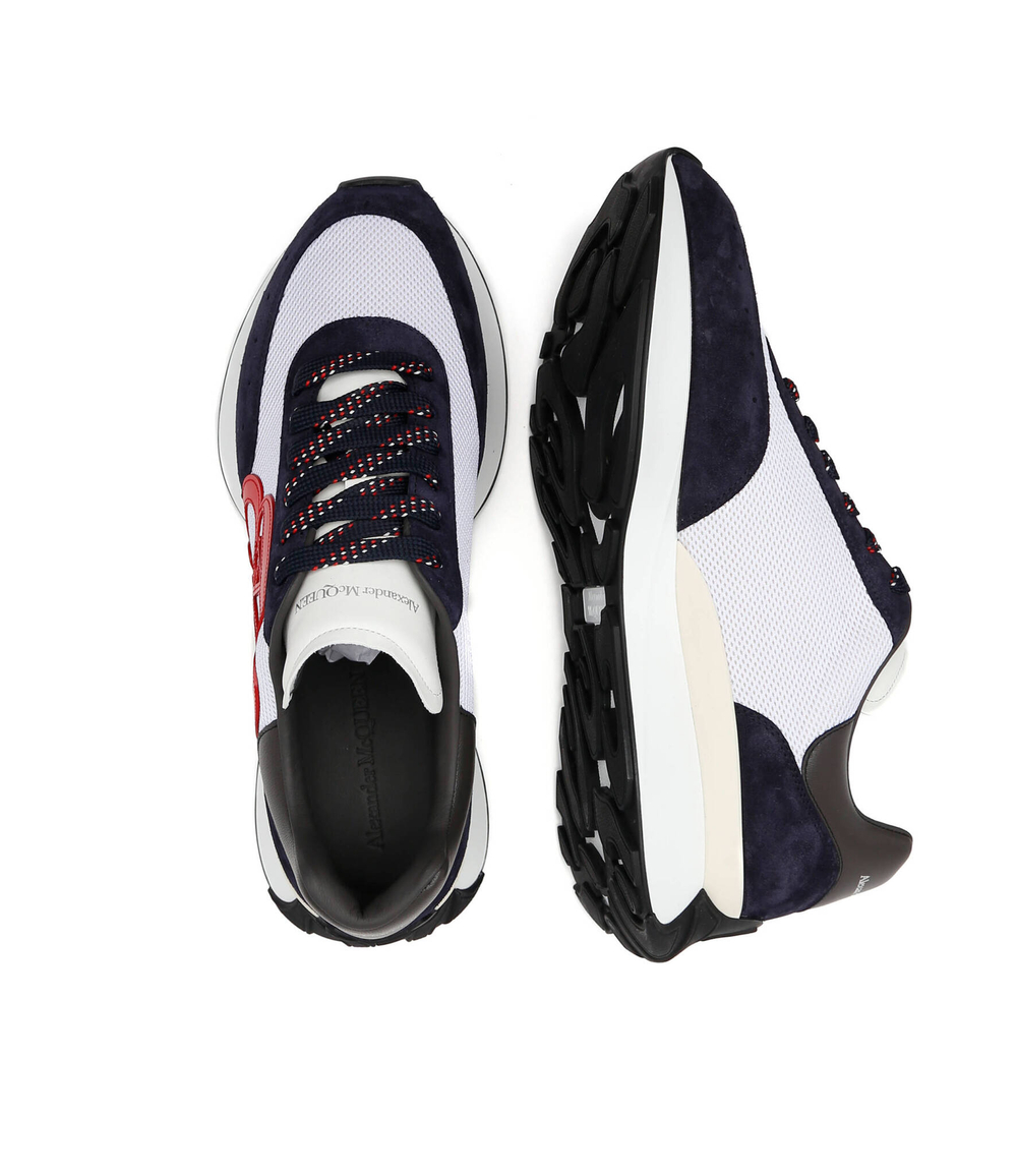 кожаные кроссовки Alexander McQueen - белый(705074 W4V61)