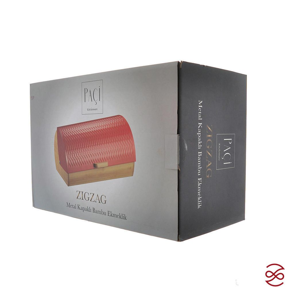 Хлебница Paci Zigzag Red
