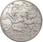 France 10 Euro 2015 – Astérix and the Values of the Republic: Liberté à Cheval. Silver Coin from the "Astérix and the Values of the Republic" Series